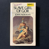 BOOK John Norman 'Slave Girl of Gor' (1977) Daw PB science fiction fantasy