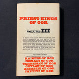 BOOK John Norman 'Priest-Kings of Gor' (1973) PB science fiction fantasy Counter-Earth