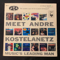 LP Andre Kostelanetz and His Orchestra 'Meet Andre Kostelanetz' (1955) VG+/VG vinyl record