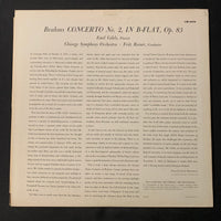 LP Brahms Concerto No. 2 (1958) Emil Gilels, Chicago Symphony Orchestra, Fritz Reiner VG+/VG+ classical music vinyl record