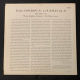 LP Brahms Concerto No. 2 (1958) Emil Gilels, Chicago Symphony Orchestra, Fritz Reiner VG+/VG+ classical music vinyl record