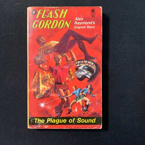 BOOK Alex Raymond 'Flash Gordon: The Plague of Sound' (1974) Avon PB science fiction