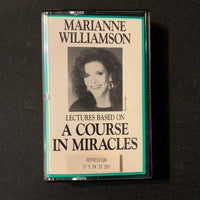 CASSETTE Marianne Williamson 'Lectures Based On A Course In Miracles' (1988) Depression, It's OK To Cry