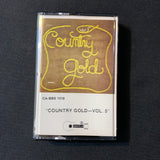 CASSETTE Country Gold Vol. 5 (1978) Johnny Cash, Jeannie C. Riley, Charlie Rich, Sammi Smith