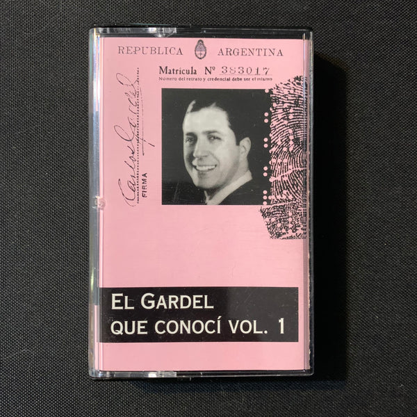 CASSETTE Carlos Gardel 'El Gardel Que Conoci Vol. 1' (1995) Venezuela tango tape