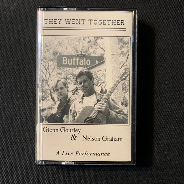 CASSETTE Buffalo Trail 'They Went Together' (1995) Glenn Gourley, Nelson Graham, live bluegrass folk Wisconsin