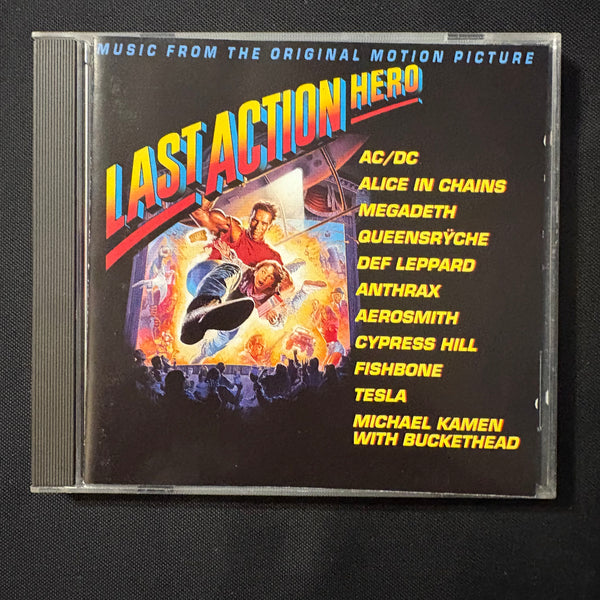 CD Last Action Hero soundtrack (1993) AC/DC, Megadeth, Alice In Chains, Queensryche