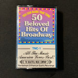 CASSETTE 50 Beloved Hits of Broadway [Tape 1] (1994) Doris Day, Frankie Laine, Ray Conniff