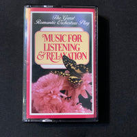 CASSETTE The Great Romantic Orchestras Play Music For Listening and Relaxation [Tape 1] (1992)