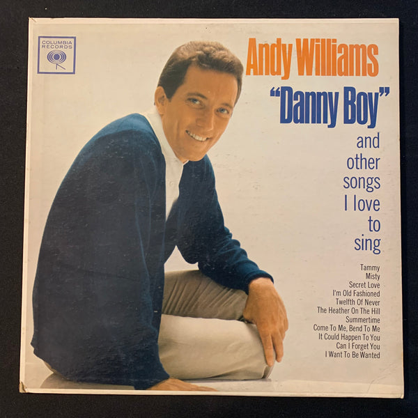 LP Andy Williams 'Danny Boy and Other Songs I Love To Sing' (1962) VG/VG vinyl record