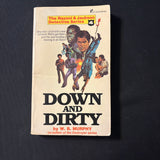 BOOK W.B. Murphy 'Down and Dirty' (1974) Razoni & Jackson #4 detective mystery PB