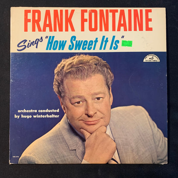 LP Frank Fontaine 'Sings How Sweet It Is' (1963) VG/VG vinyl record Jackie Gleason Show