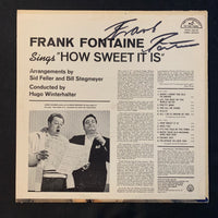 LP Frank Fontaine 'Sings How Sweet It Is' (1963) VG/VG vinyl record Jackie Gleason Show