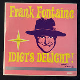 LP Frank Fontaine 'Idiot's Delight' VG/VG+ early television star comedy vinyl record