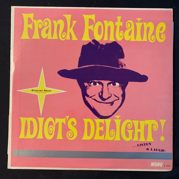 LP Frank Fontaine 'Idiot's Delight' VG/VG+ early television star comedy vinyl record