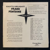 LP Frank Fontaine 'Idiot's Delight' VG/VG+ early television star comedy vinyl record