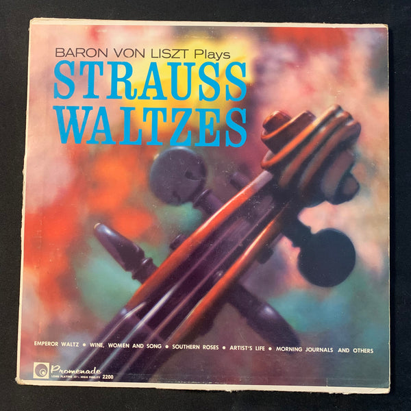 LP Baron Von Liszt 'Strauss Waltzes' VG/VG Hans Von Graf's Strings classical music vinyl record