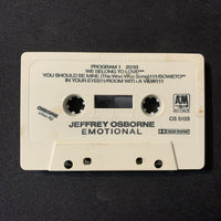 CASSETTE Jeffrey Osborne 'Emotional' (1986) R&B soul pop vocal You Should Be Mine