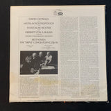 LP Beethoven 'Triple' Concerto In C (1970) VG+/VG Berlin Philharmonic, von Karajan, Oistrakh, Rostropovich, Richter