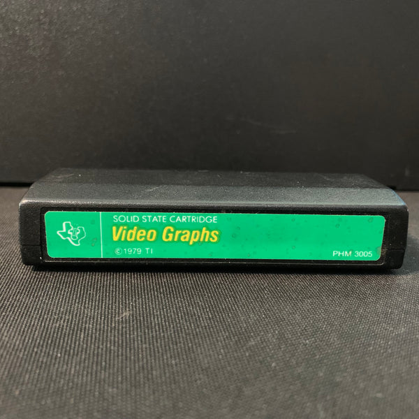 Texas Instruments Graphs TEXAS INSTRUMENTS TI 99/4A Video Graphs (1979) green label graphic des ...