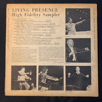 LP Mercury Living Presence Sampler classical music Chabrier, Ravel, Tchaikovsky VG/G+
