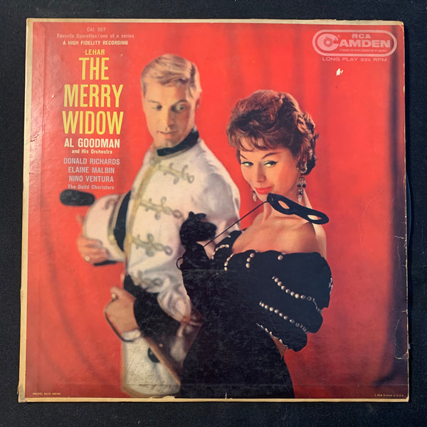 LP Al Goodman and His Orchestra 'The Merry Widow' (1958) Franz Lehar VG/G+ vinyl record