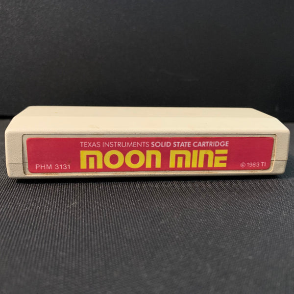 TEXAS INSTRUMENTS TI 99/4A Moon Mine (1983) tested video game cartridge Moonmine