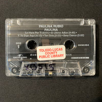CASSETTE Paulina Rubio 'Paulina' (2000) Latin pop Universal Mexico tape