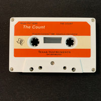 TEXAS INSTRUMENTS TI 99/4A The Count (1981) tested cassette software text adventure