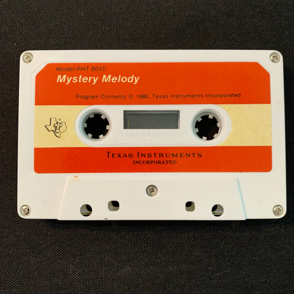TEXAS INSTRUMENTS TI 99/4A Mystery Melody (1980) tested BASIC cassette music software
