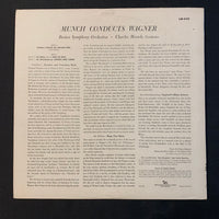 LP Munch Conducts Wagner (1957) VG+/VG classical music vinyl record Boston Symphony Orchestra