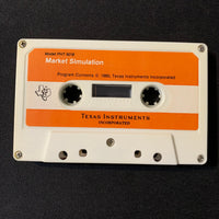 TEXAS INSTRUMENTS TI 99/4A Market Simulation (1980) tested cassette game software