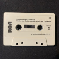 CASSETTE Pointer Sisters 'Contact' (1985) Dare Me 1980s R&B pop soul