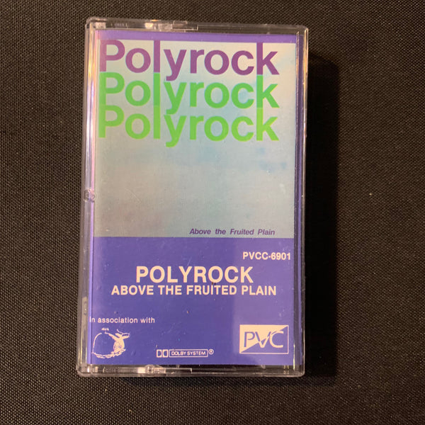 CASSETTE Polyrock 'Above the Fruited Plain' (1982) EP new wave art rock dance OOP