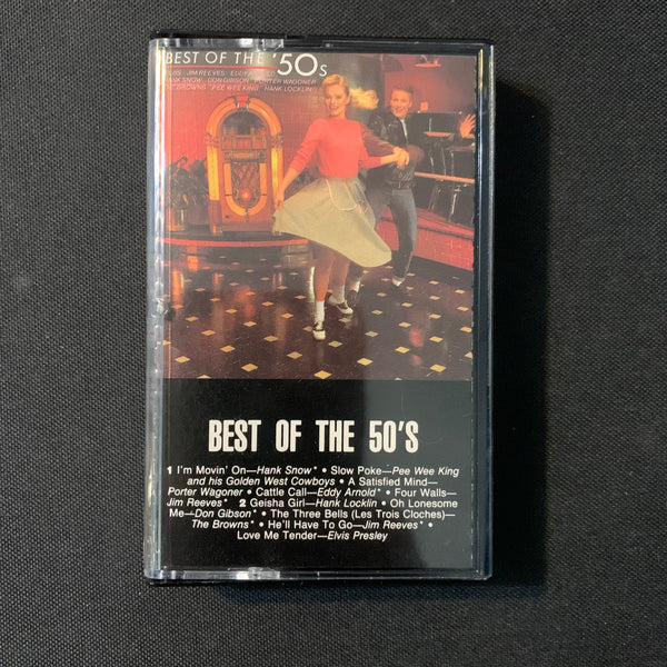 CASSETTE Best Of the 50s (1986) Elvis Presley, Pee Wee King, Hank Snow, Jim Reeves
