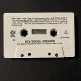 CASSETTE 50s Vocal Groups (1988) K-Tel tape compilation Crew-Cuts, Four Coins, Hilltoppers