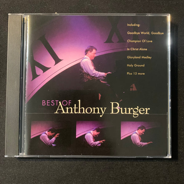 CD Anthony Burger 'Best Of' (1999) Christian piano Gaither Gospel