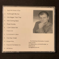 CD Tony Crowe 'God Will Work It Out' (2002) Ohio gospel Christian