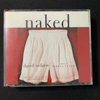 CD David Sedaris 'Naked' audiobook (1997) 3-disc set