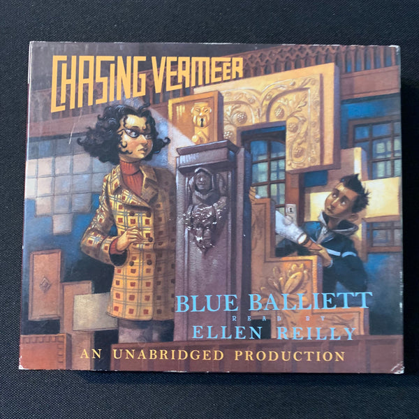 CD Blue Balliett 'Chasing Vermeer' audiobook (2004) unabridged 4-disc set, Ellen Reilly
