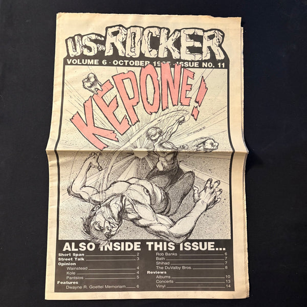 MAGAZINE U.S. Rocker v6n11 (1995) Kepone, Shihad, DuValby Bros, Bath ...