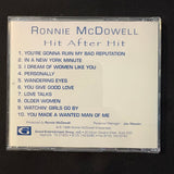 CD Ronnie McDowell 'Hit After Hit' (1986) artist-made CD-R, autographed