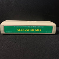 TEXAS INSTRUMENTS TI 99/4A Alligator Mix (1982) tested math game cartridge green/white