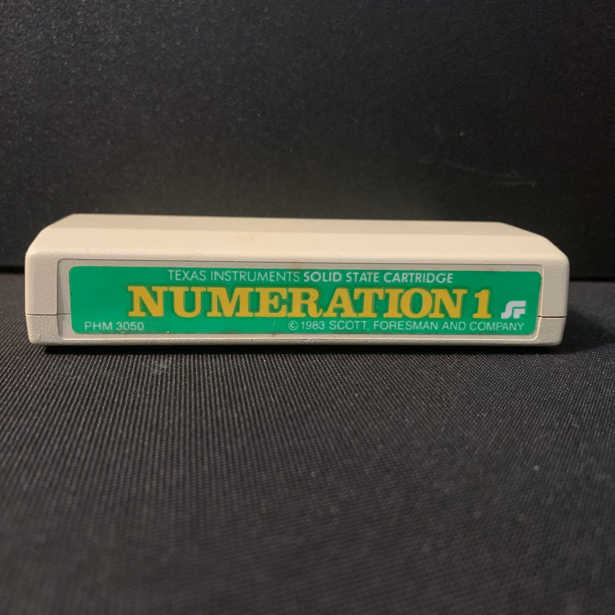 TEXAS INSTRUMENTS TI 99/4A Numeration 1 cartridge (1983) Scott Foresma ...