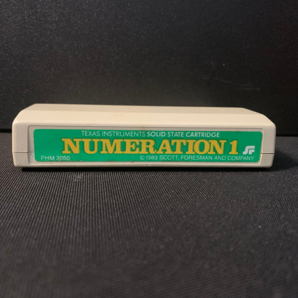 TEXAS INSTRUMENTS TI 99/4A Numeration 1 cartridge (1983) Scott Foresman