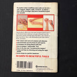 BOOK Patricia Bozic '30 Days To Beautiful Nails' (1984) PB beauty care ex-library
