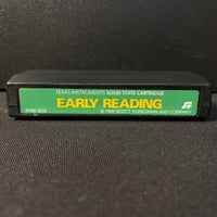 TEXAS INSTRUMENTS TI 99/4A Early Reading (1980) tested cartridge green/black