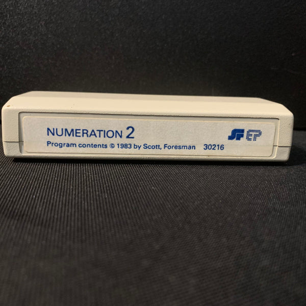 TEXAS INSTRUMENTS TI 99/4A Numeration 2 (1983) tested white-label Scott Foresman cartridge