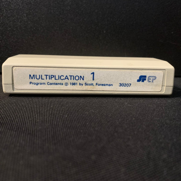 TEXAS INSTRUMENTS TI 99/4A Multiplication 1 (1981) tested white label math educational cartridge