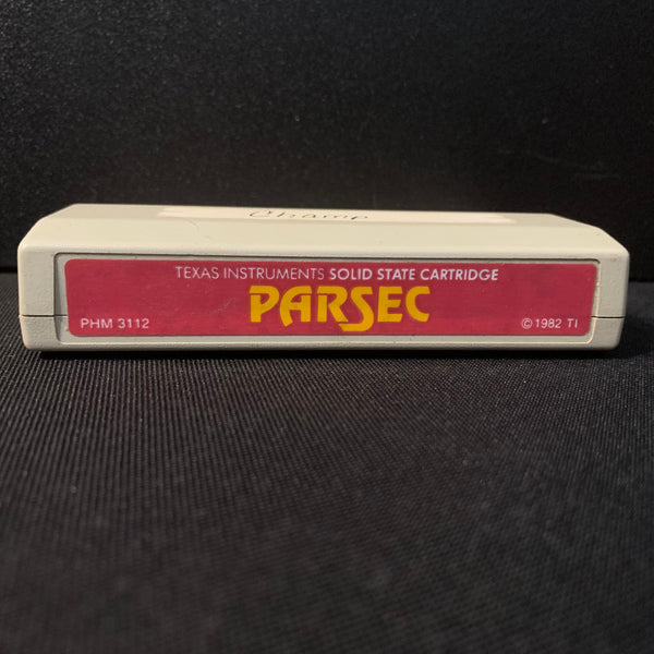 TEXAS INSTRUMENTS TI 99/4A Parsec (1982) mauve label tested video game cartridge